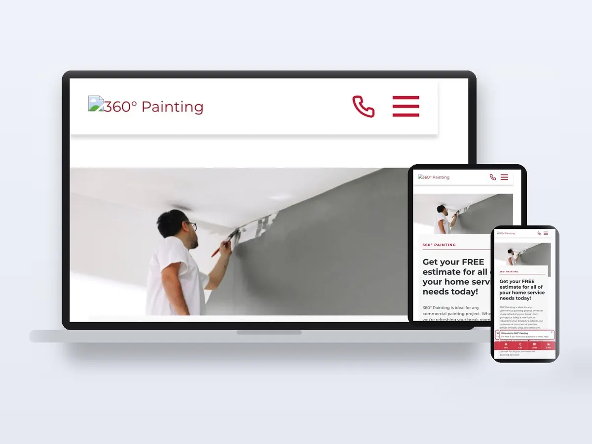360 Painting - Painting Contractor Website website