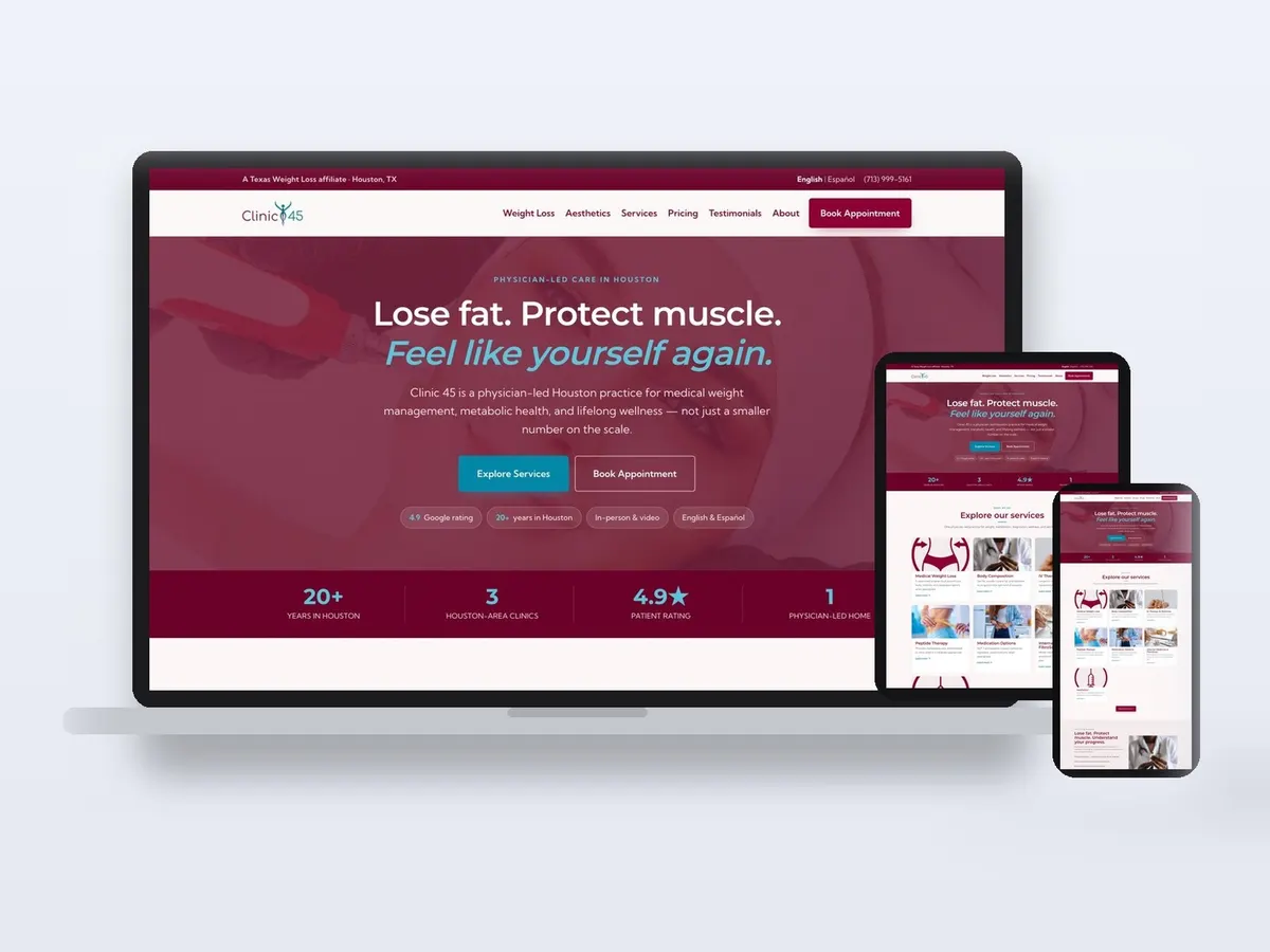 Clinic Fit - Weight Loss Clinic Website website