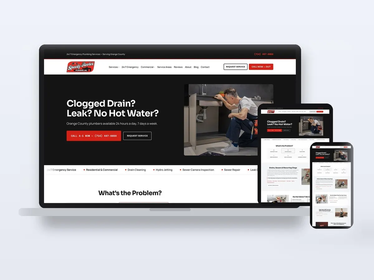 Drain & Plumbing Experts - Plumbing Company website