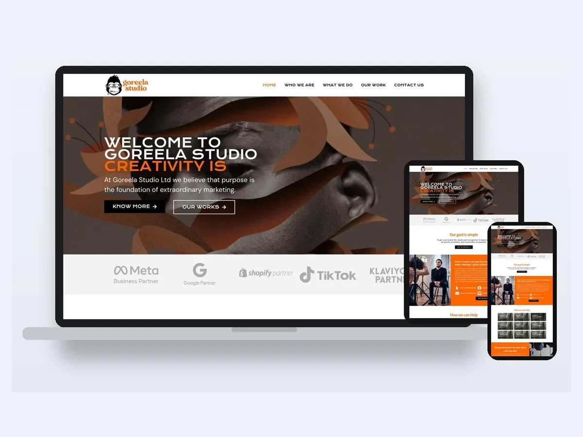 Goreela Studio - Creative Agency Website website