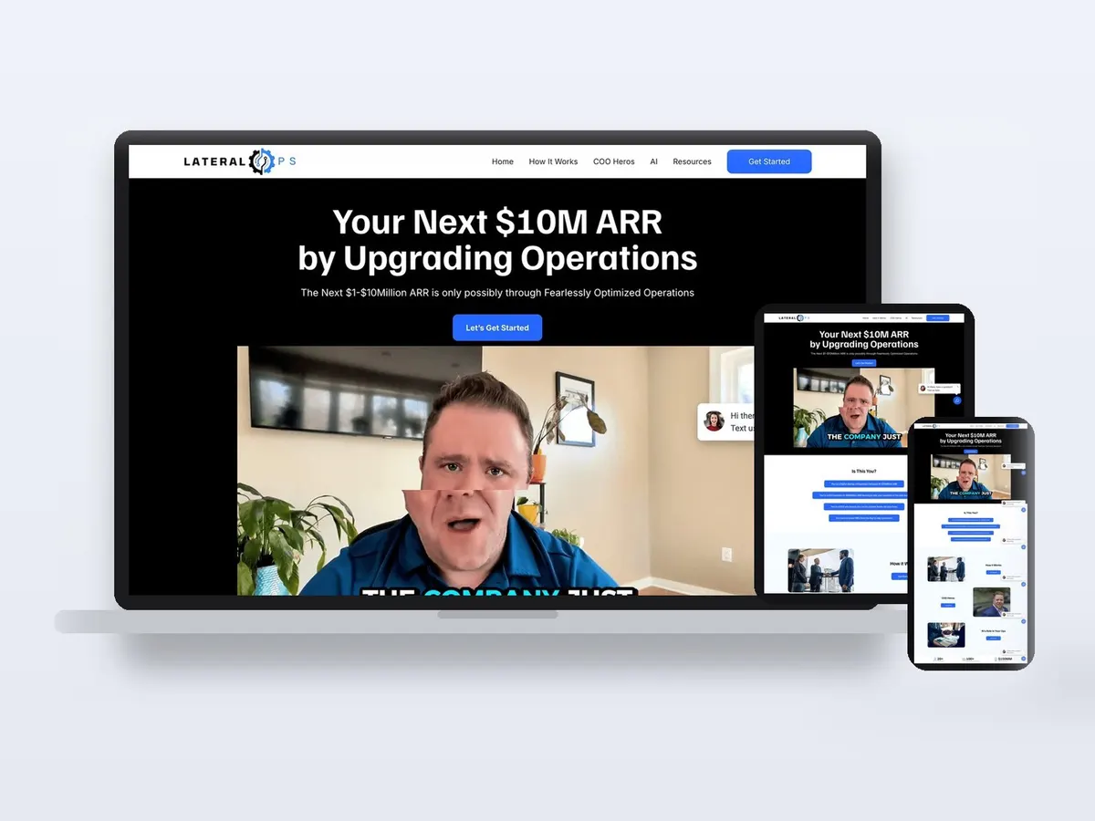 Lateral Ops - Operations Consulting Website website